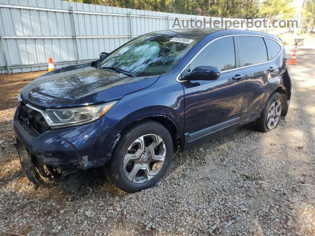 2017 Honda Cr-v Ex Blue vin: 7FARW1H52HE007268