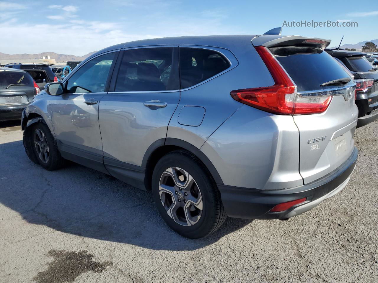 2017 Honda Cr-v Ex Silver vin: 7FARW1H52HE021364