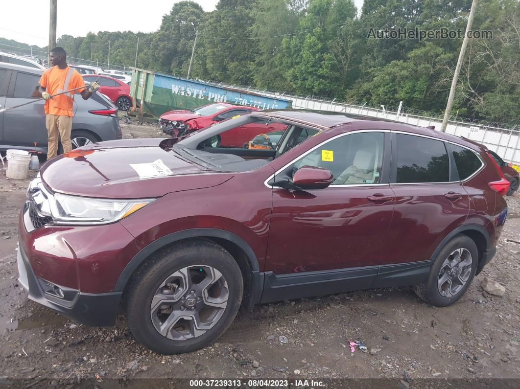 2018 Honda Cr-v Ex Purple vin: 7FARW1H52JE033083