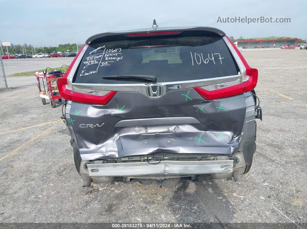 2019 Honda Cr-v Ex Gray vin: 7FARW1H52KE024305