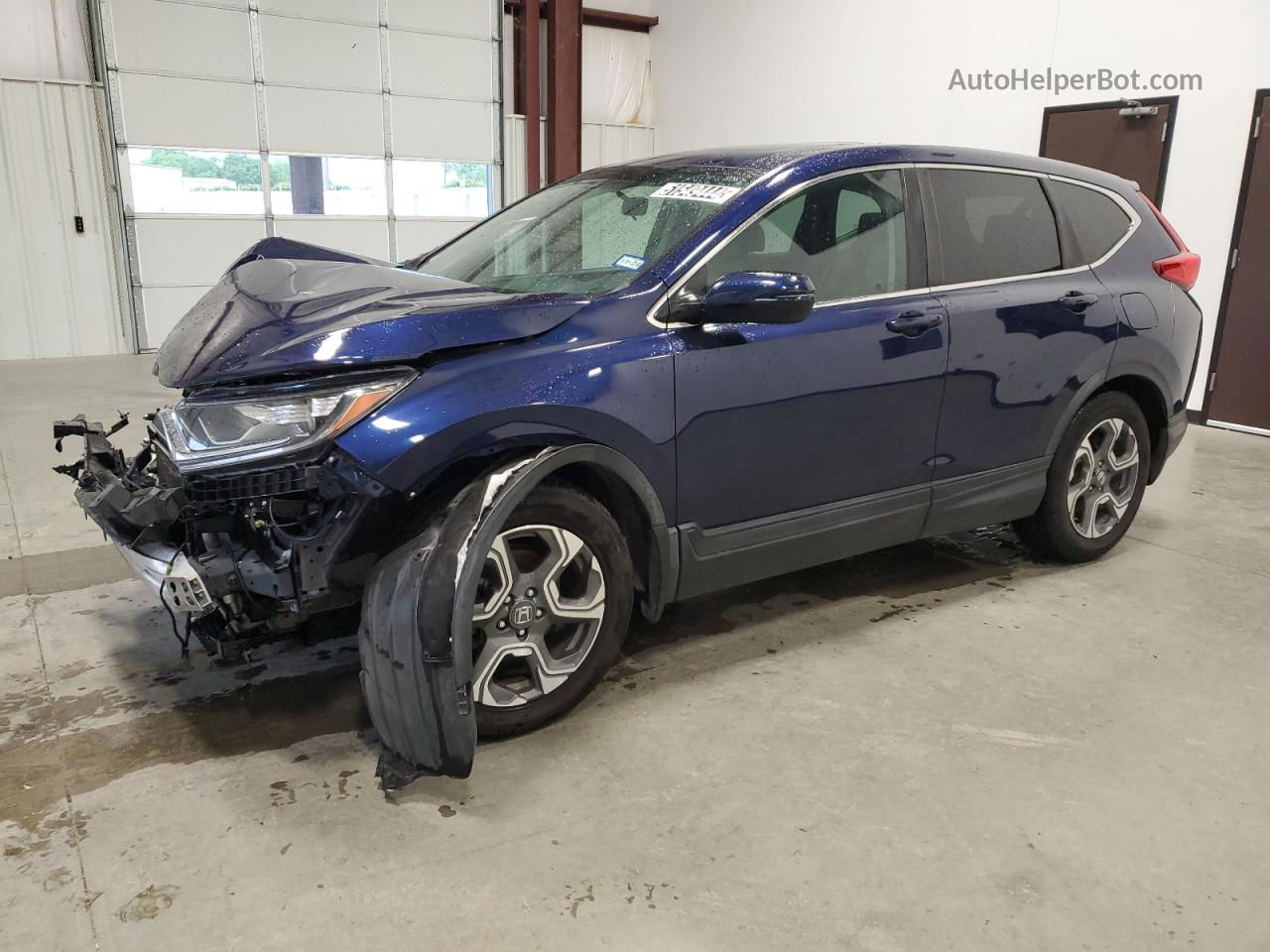 2017 Honda Cr-v Ex Blue vin: 7FARW1H53HE003441