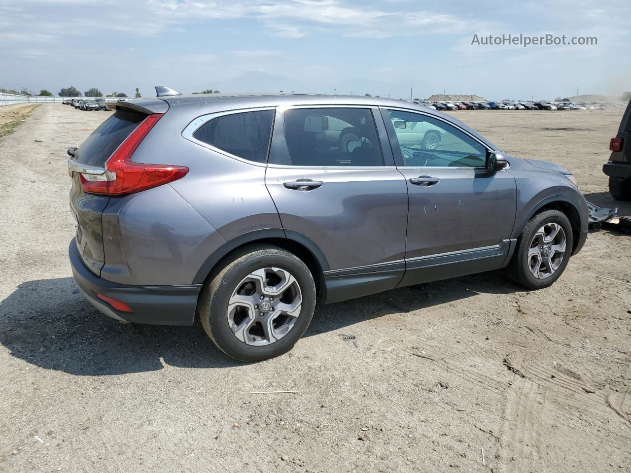 2018 Honda Cr-v Ex Gray vin: 7FARW1H53JE019158