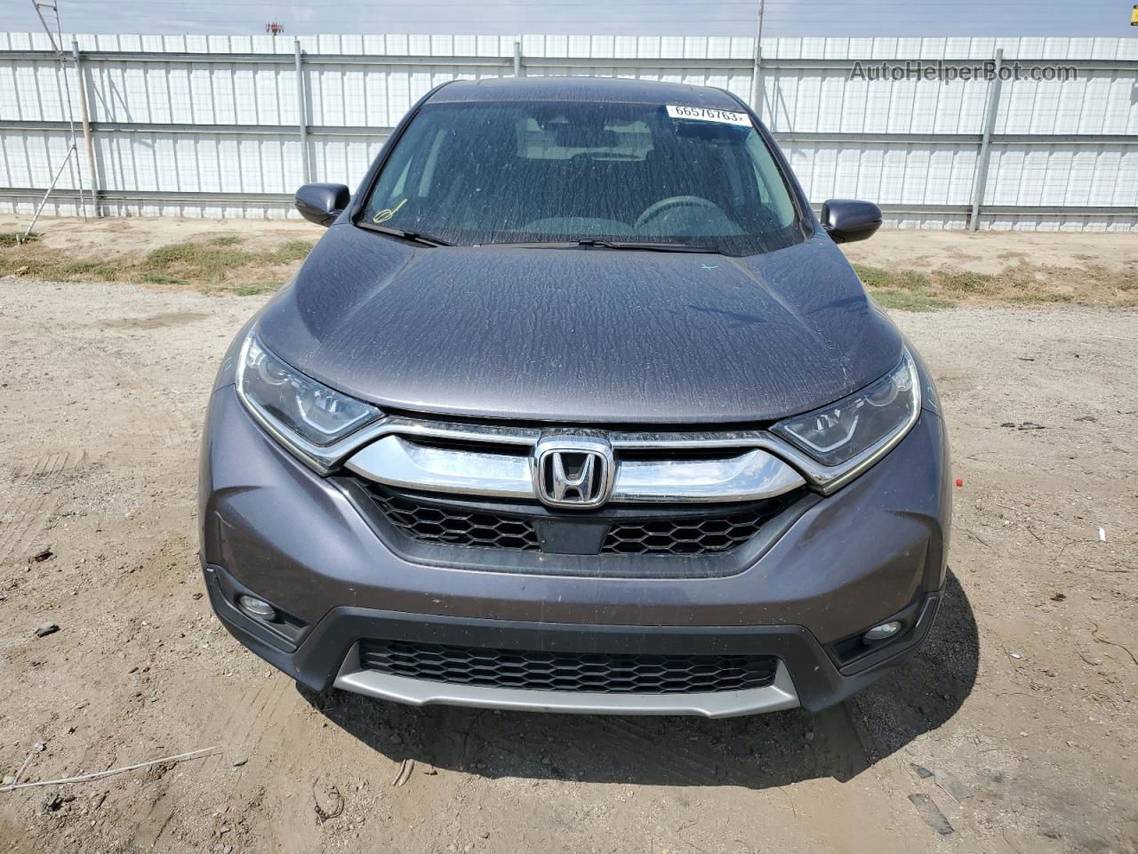 2018 Honda Cr-v Ex Gray vin: 7FARW1H53JE019158