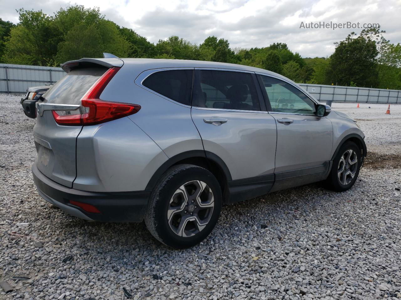 2018 Honda Cr-v Ex Silver vin: 7FARW1H53JE020116