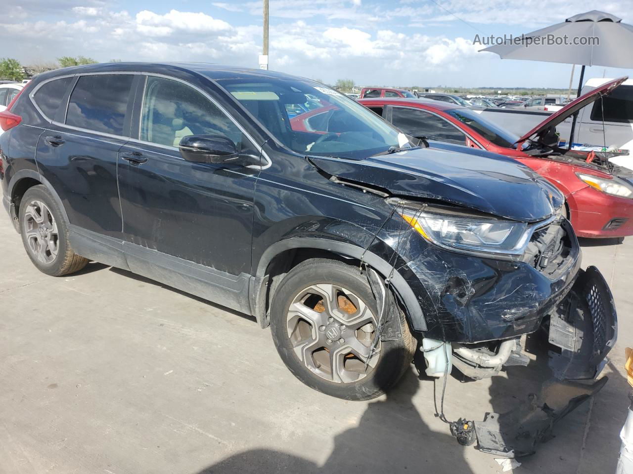 2018 Honda Cr-v Ex Black vin: 7FARW1H53JE021881