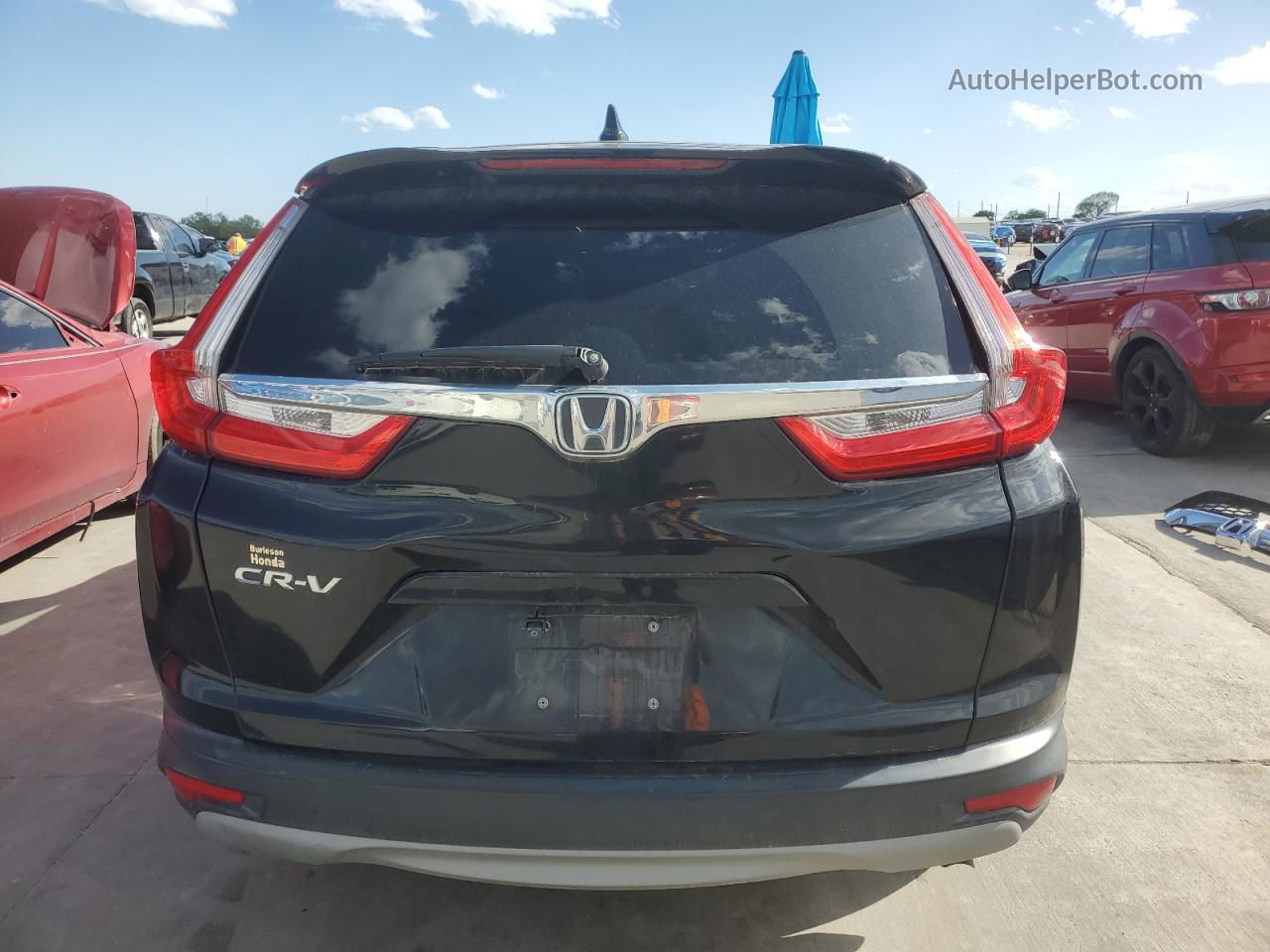 2018 Honda Cr-v Ex Черный vin: 7FARW1H53JE021881