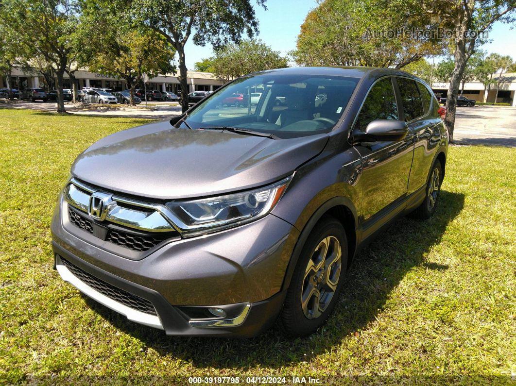 2019 Honda Cr-v Ex Gray vin: 7FARW1H53KE020120