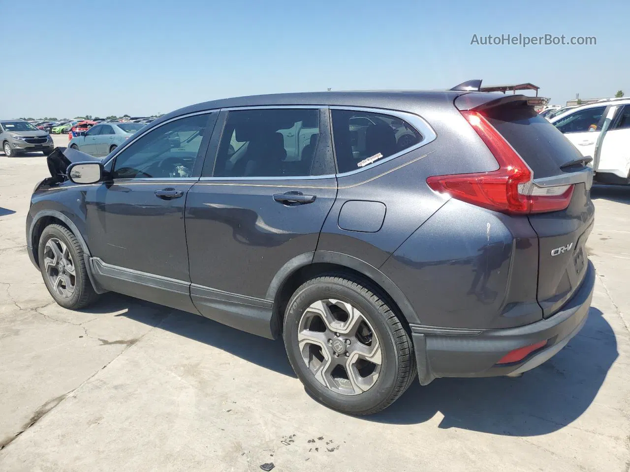 2017 Honda Cr-v Ex Gray vin: 7FARW1H54HE041437