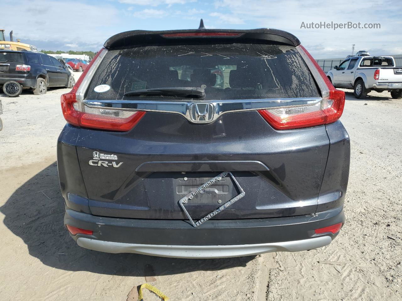 2018 Honda Cr-v Ex Gray vin: 7FARW1H54JE005544