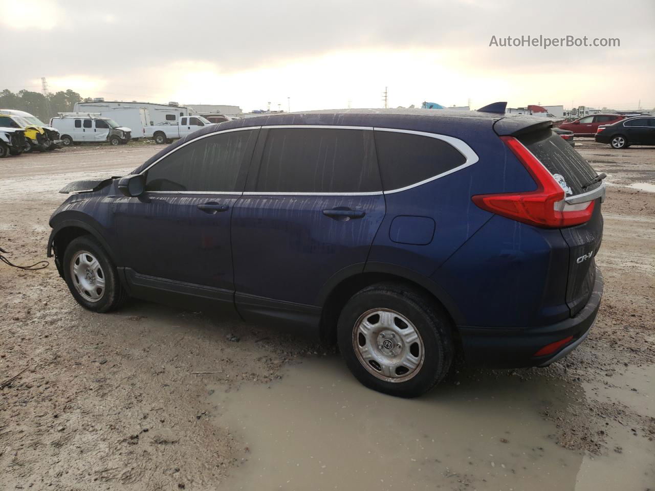 2018 Honda Cr-v Ex Blue vin: 7FARW1H54JE038852