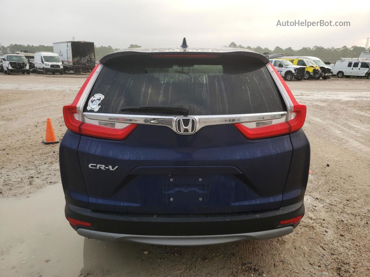 2018 Honda Cr-v Ex Blue vin: 7FARW1H54JE038852