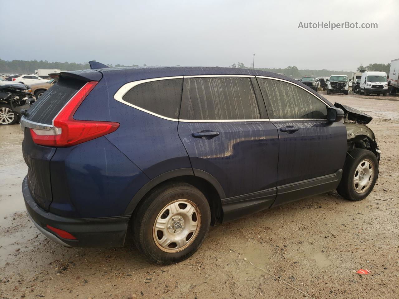 2018 Honda Cr-v Ex Blue vin: 7FARW1H54JE038852