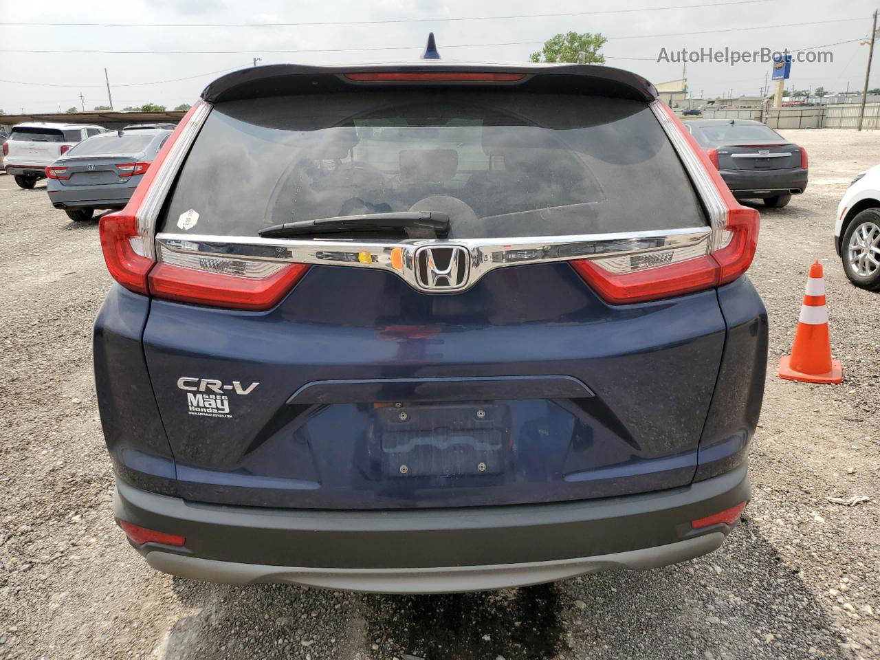 2017 Honda Cr-v Ex Blue vin: 7FARW1H55HE039065