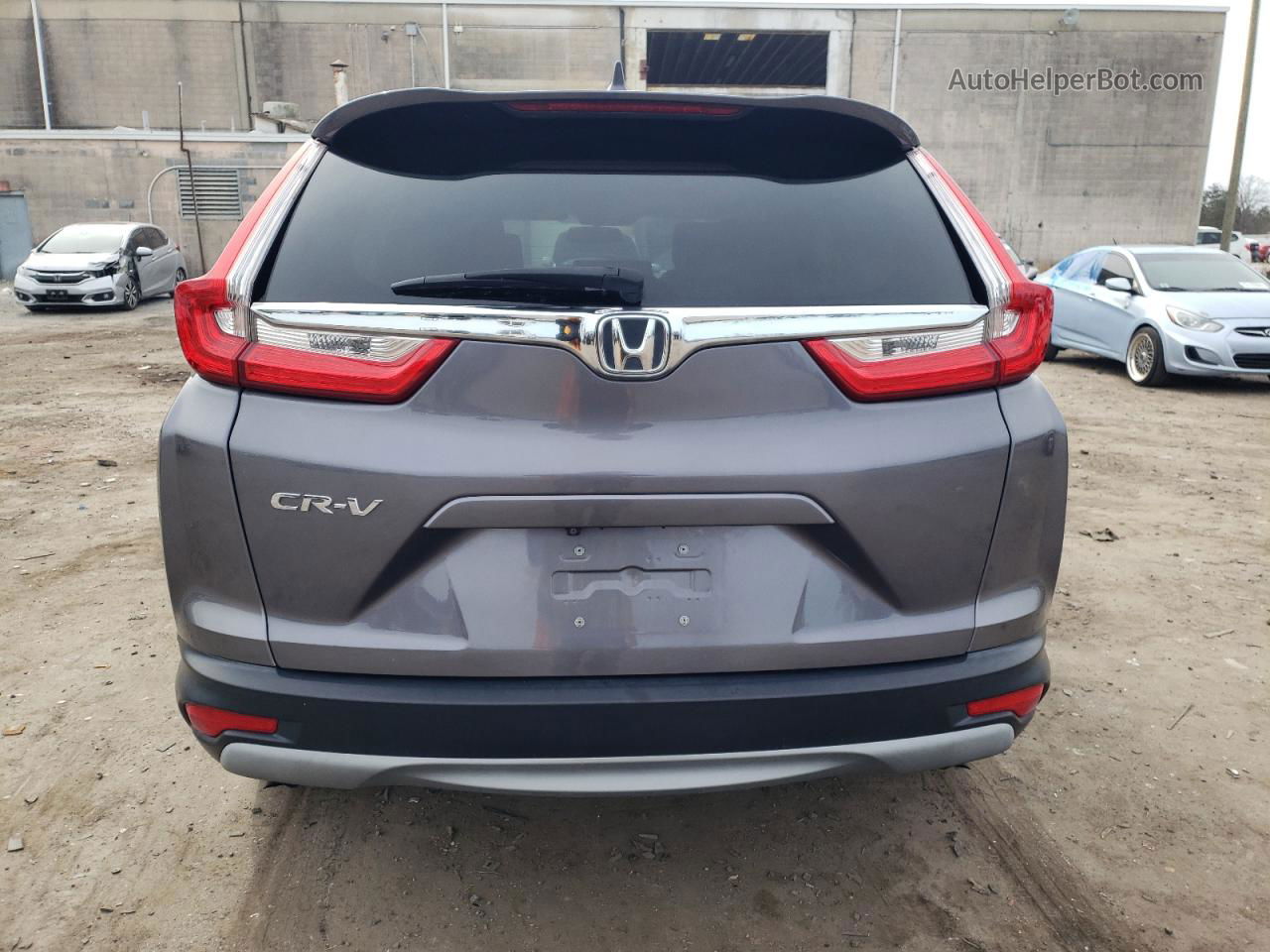 2018 Honda Cr-v Ex Серый vin: 7FARW1H55JE039153