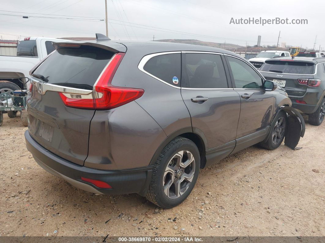 2017 Honda Cr-v Ex Gray vin: 7FARW1H56HE010321