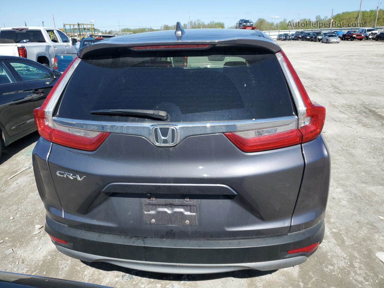 2018 Honda Cr-v Ex Gray vin: 7FARW1H56JE008784