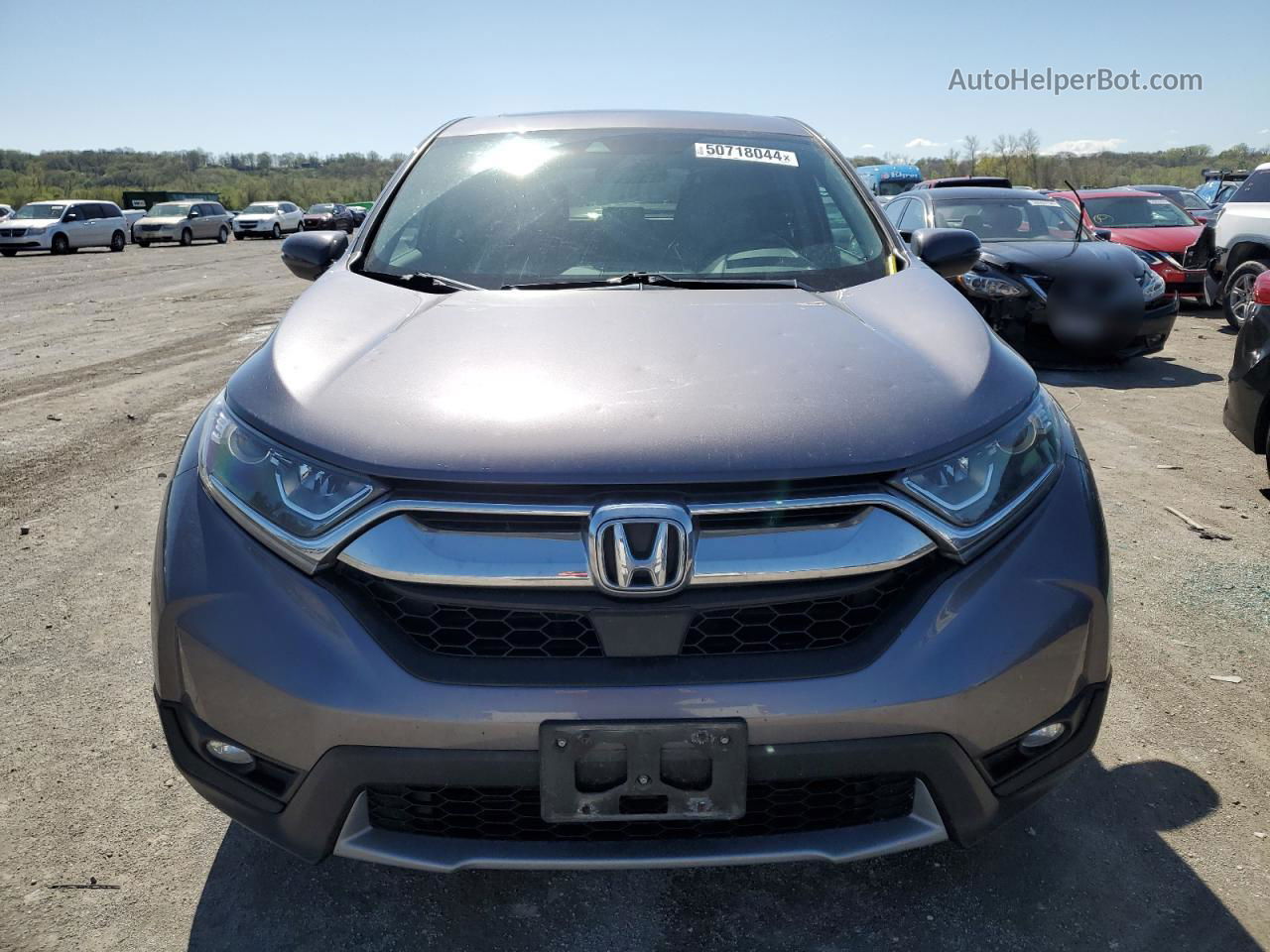 2018 Honda Cr-v Ex Gray vin: 7FARW1H56JE008784