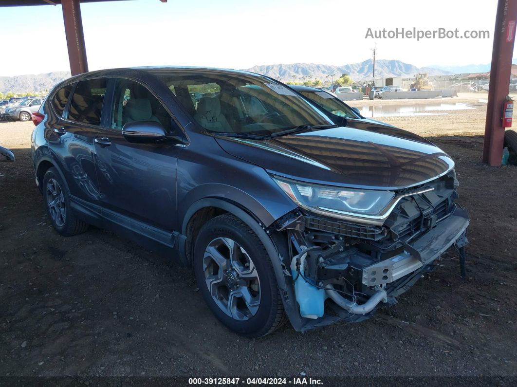 2017 Honda Cr-v Ex Gray vin: 7FARW1H57HE026169