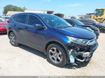 2017 Honda Cr-v Ex Blue vin: 7FARW1H57HE045496