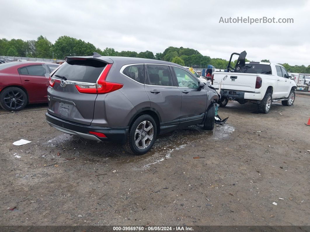 2018 Honda Cr-v Ex Gray vin: 7FARW1H57JE013640