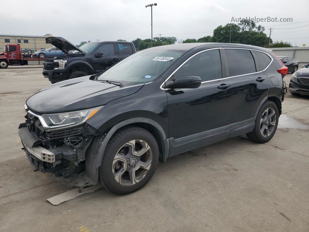 2018 Honda Cr-v Ex Black vin: 7FARW1H57JE020636