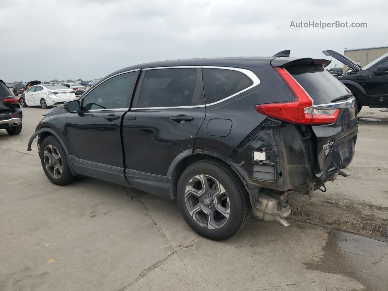 2018 Honda Cr-v Ex Black vin: 7FARW1H57JE020636