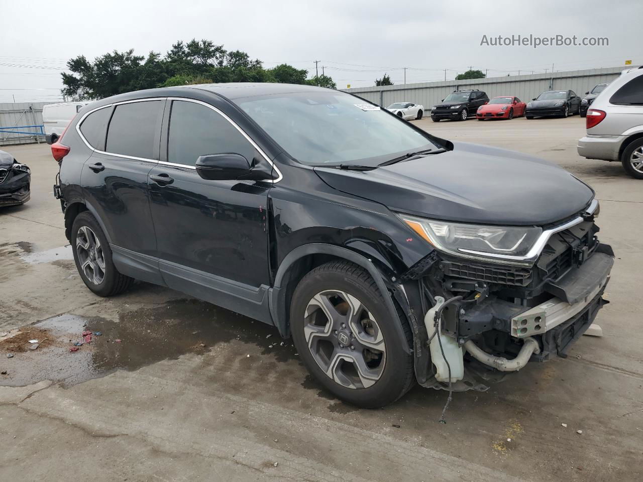 2018 Honda Cr-v Ex Black vin: 7FARW1H57JE020636