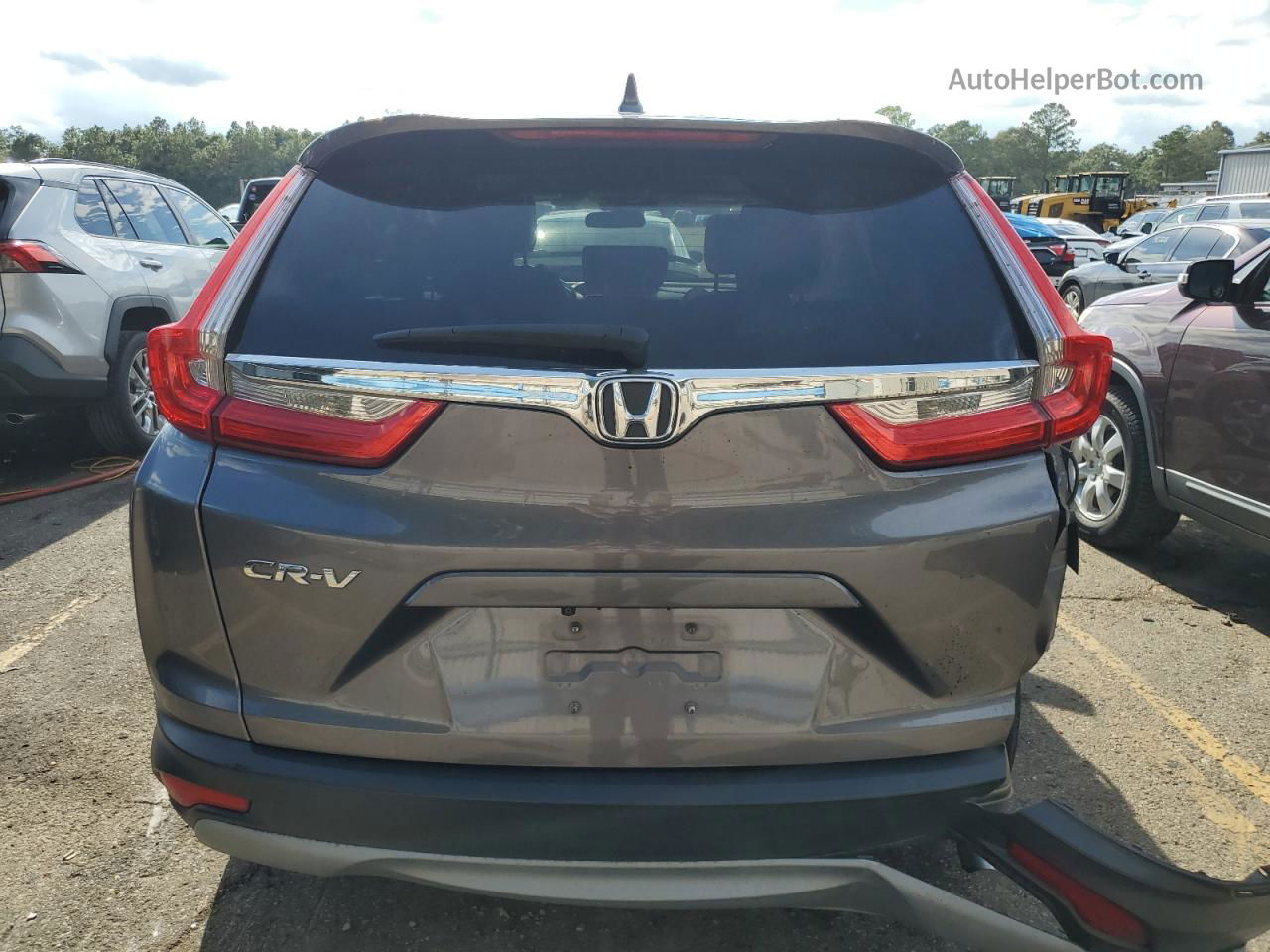 2018 Honda Cr-v Ex Gray vin: 7FARW1H57JE026050