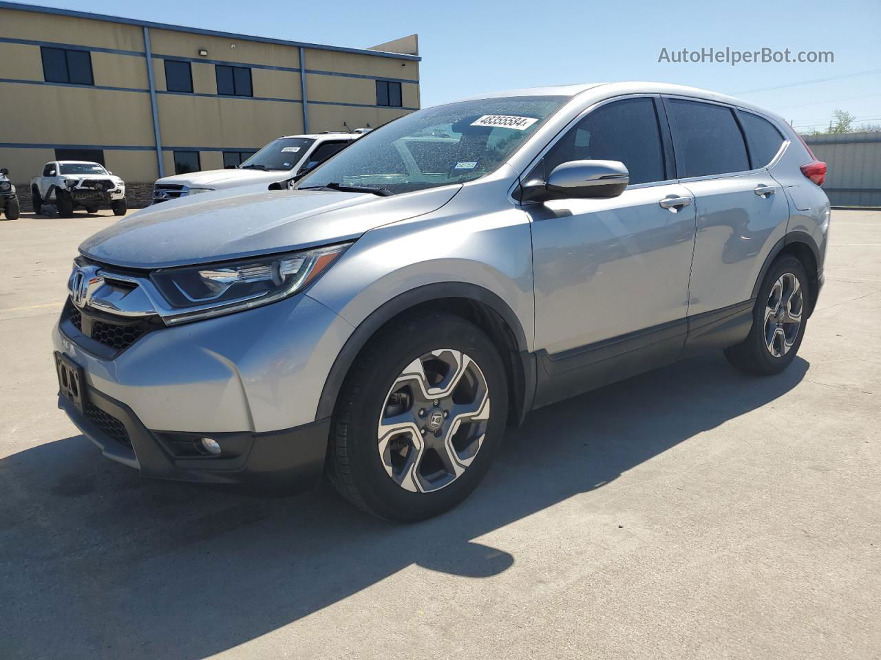 2018 Honda Cr-v Ex Silver vin: 7FARW1H57JE032429