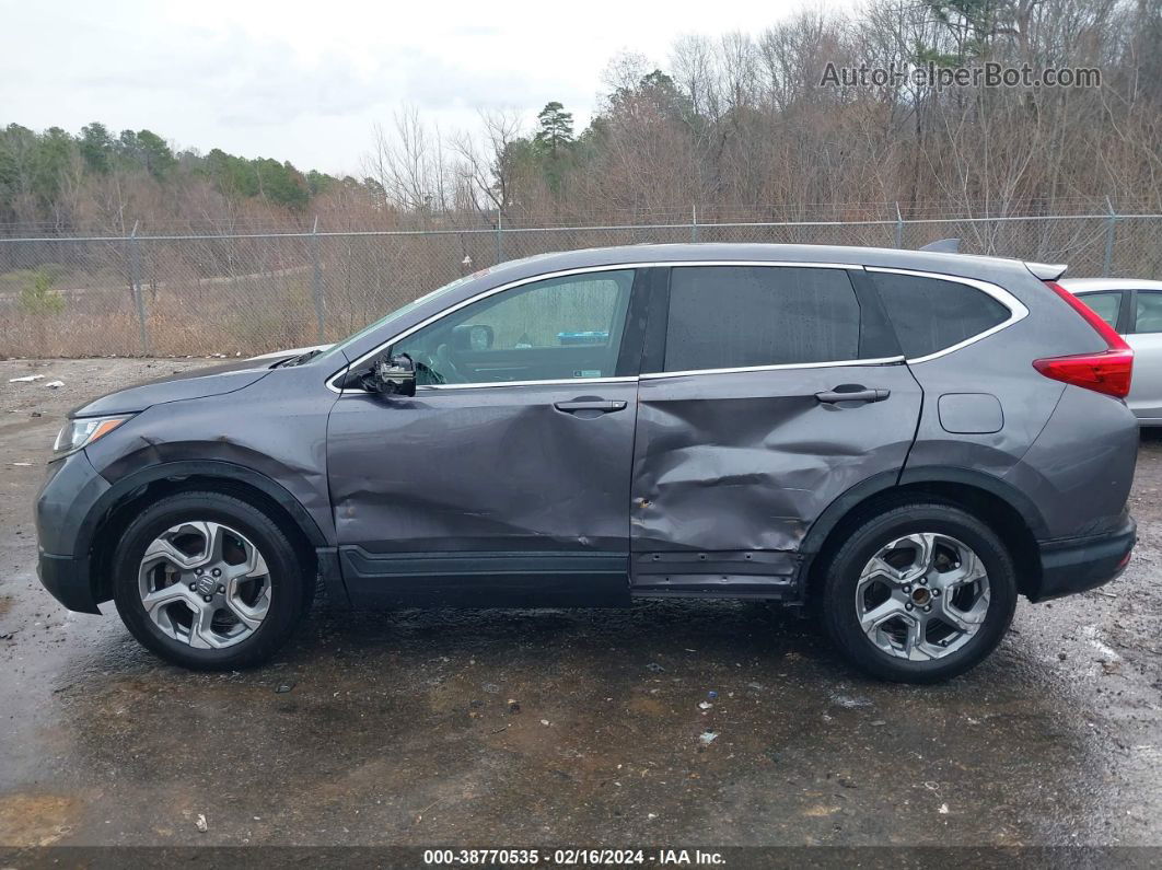 2018 Honda Cr-v Ex Gray vin: 7FARW1H57JE046637