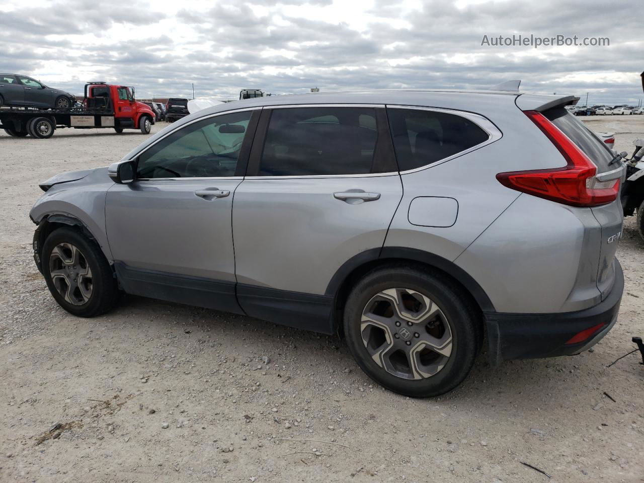 2019 Honda Cr-v Ex Silver vin: 7FARW1H57KE039429