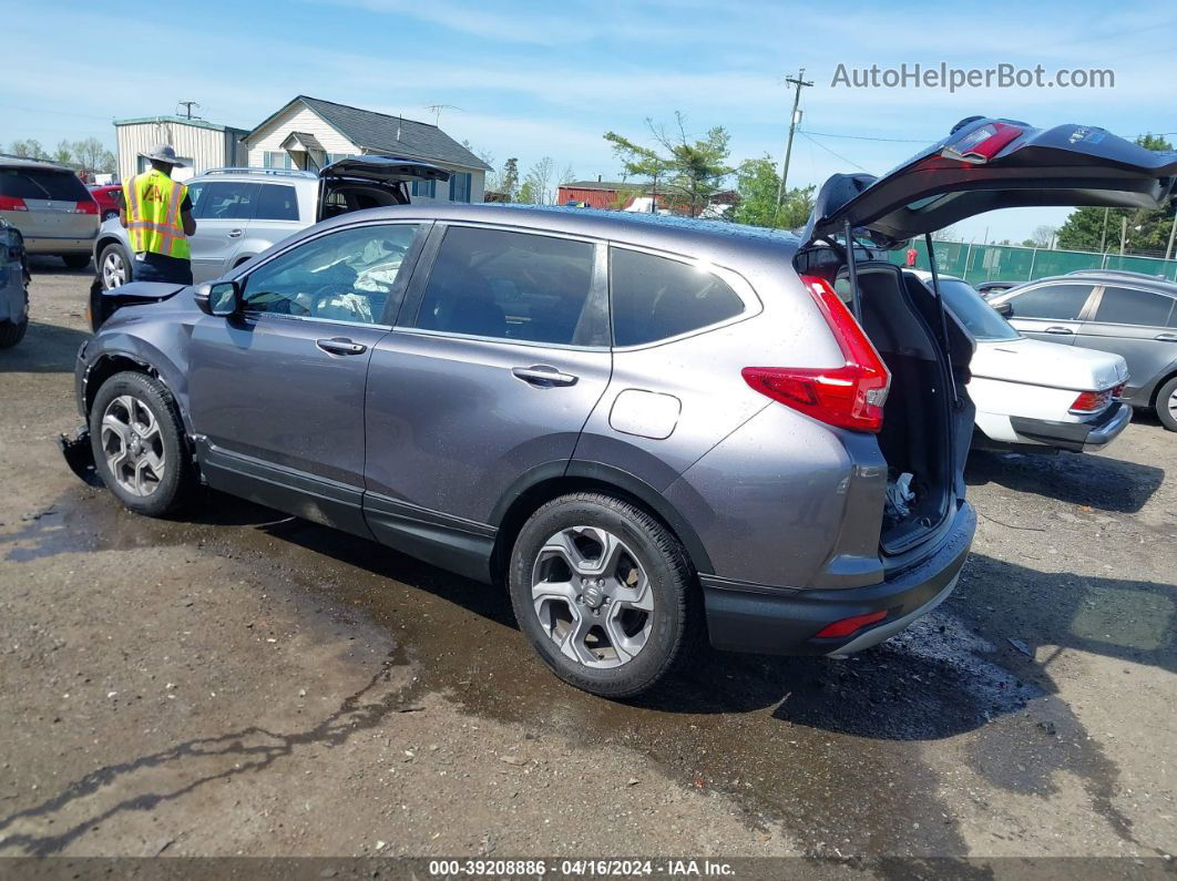 2018 Honda Cr-v Ex Gray vin: 7FARW1H58JE009208