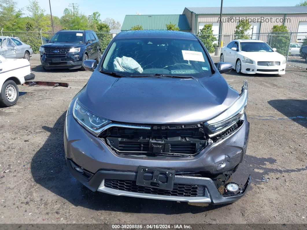 2018 Honda Cr-v Ex Gray vin: 7FARW1H58JE009208