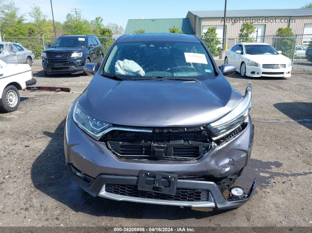 2018 Honda Cr-v Ex Gray vin: 7FARW1H58JE009208