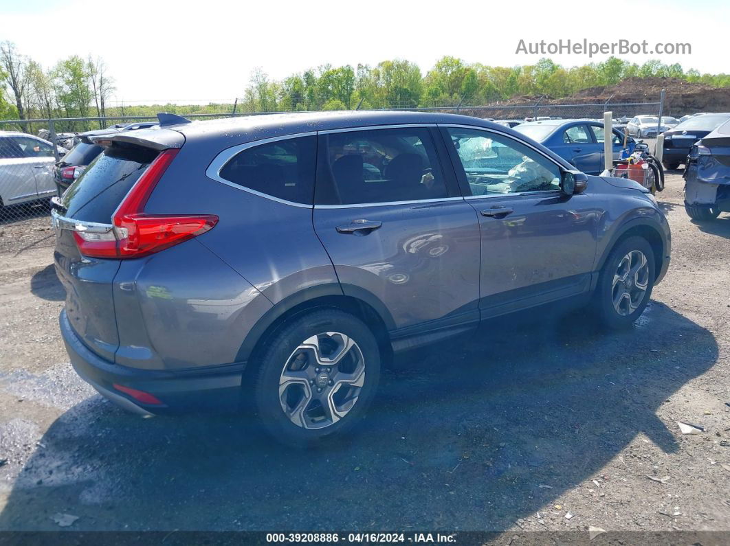 2018 Honda Cr-v Ex Gray vin: 7FARW1H58JE009208