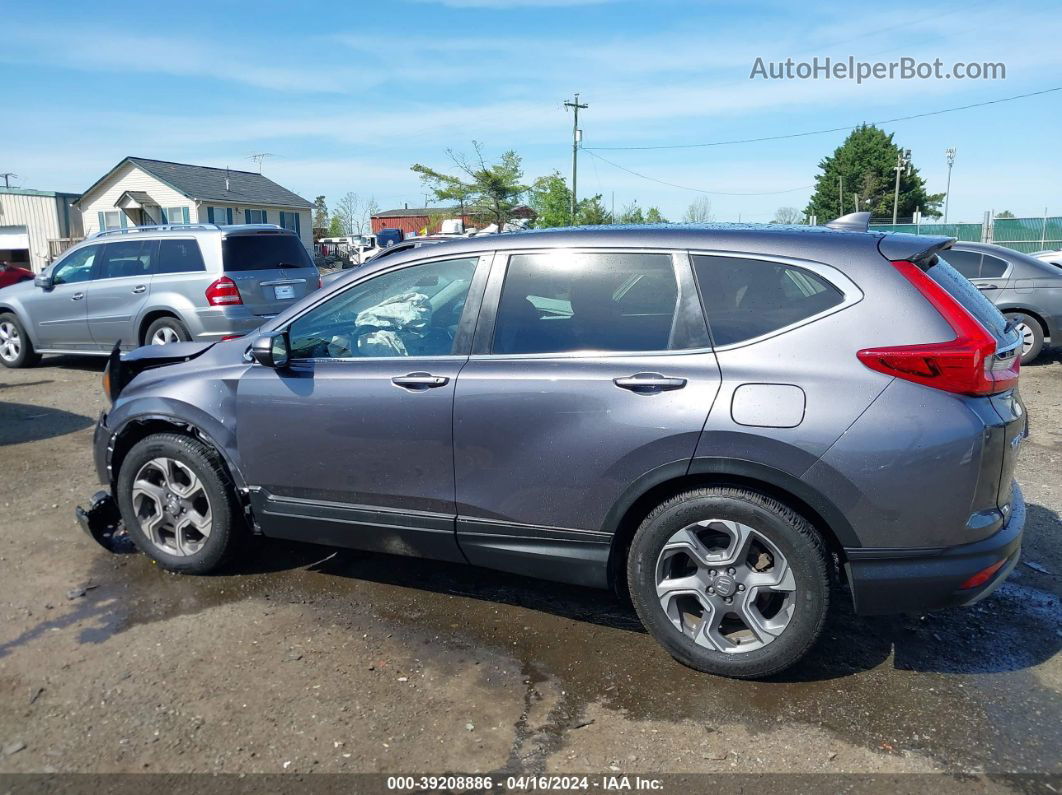 2018 Honda Cr-v Ex Gray vin: 7FARW1H58JE009208