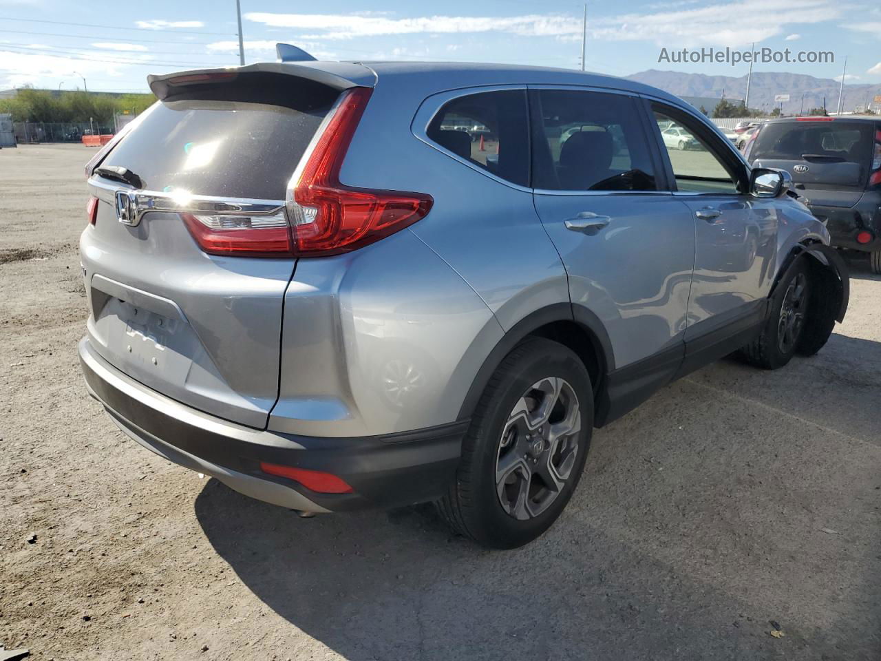 2018 Honda Cr-v Ex Silver vin: 7FARW1H58JE022606