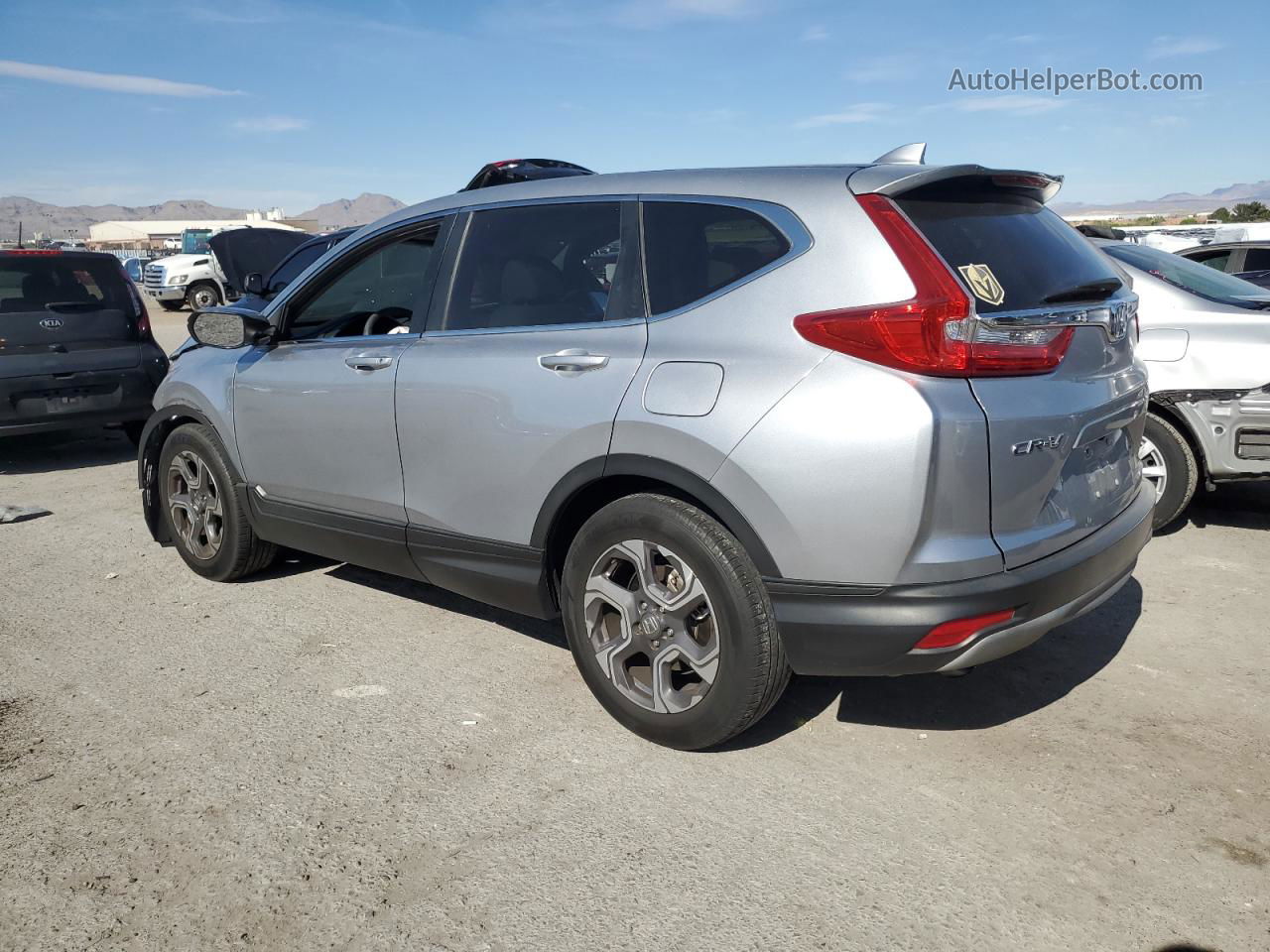 2018 Honda Cr-v Ex Серебряный vin: 7FARW1H58JE022606