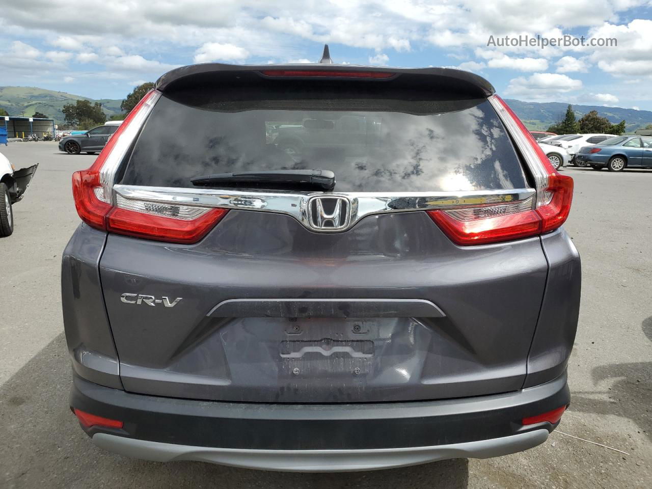 2018 Honda Cr-v Ex Gray vin: 7FARW1H58JE030530