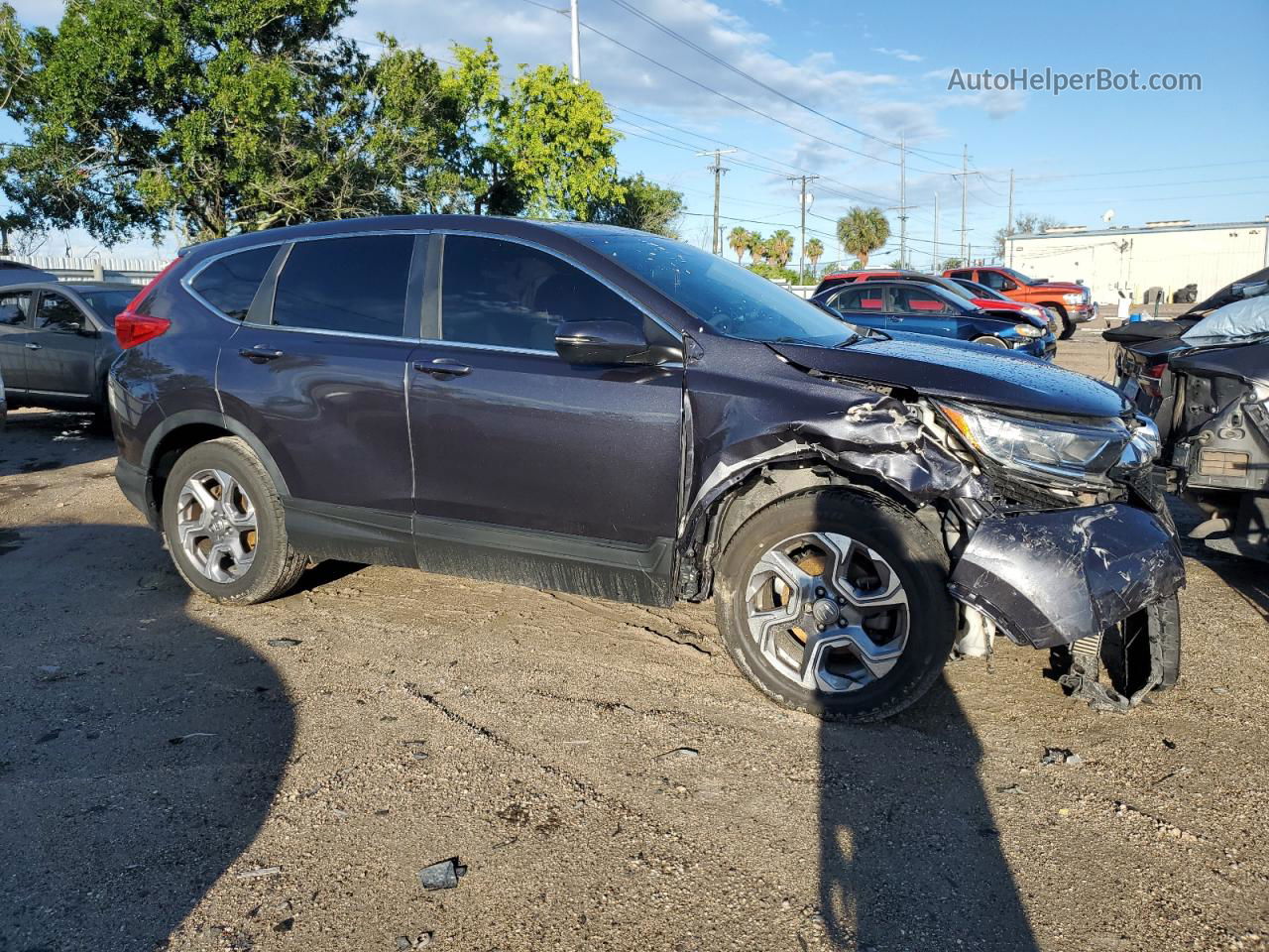 2019 Honda Cr-v Ex Black vin: 7FARW1H58KE016306