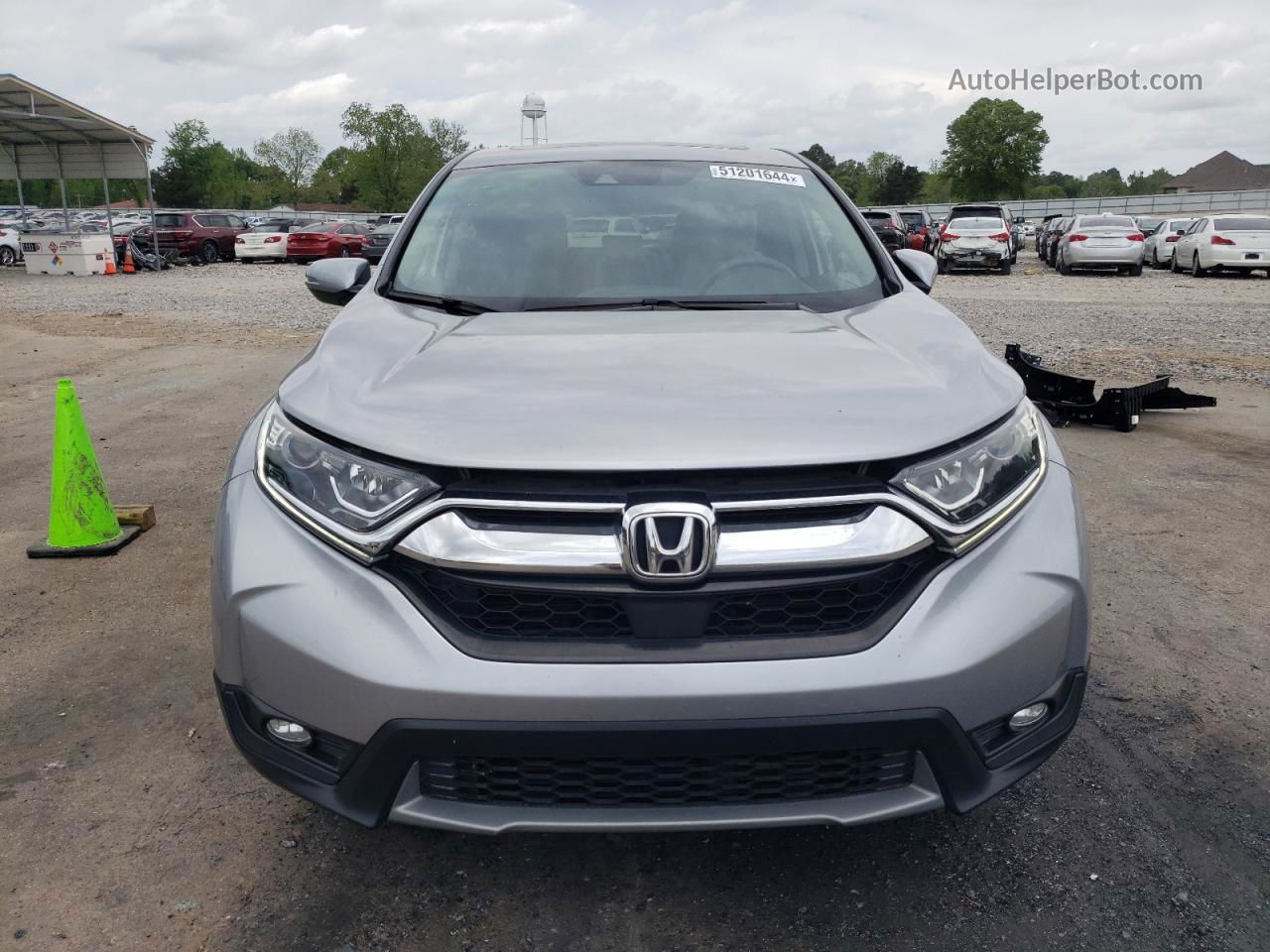 2017 Honda Cr-v Ex Silver vin: 7FARW1H59HE023693