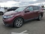 2018 Honda Cr-v Ex Burgundy vin: 7FARW1H59JE053735