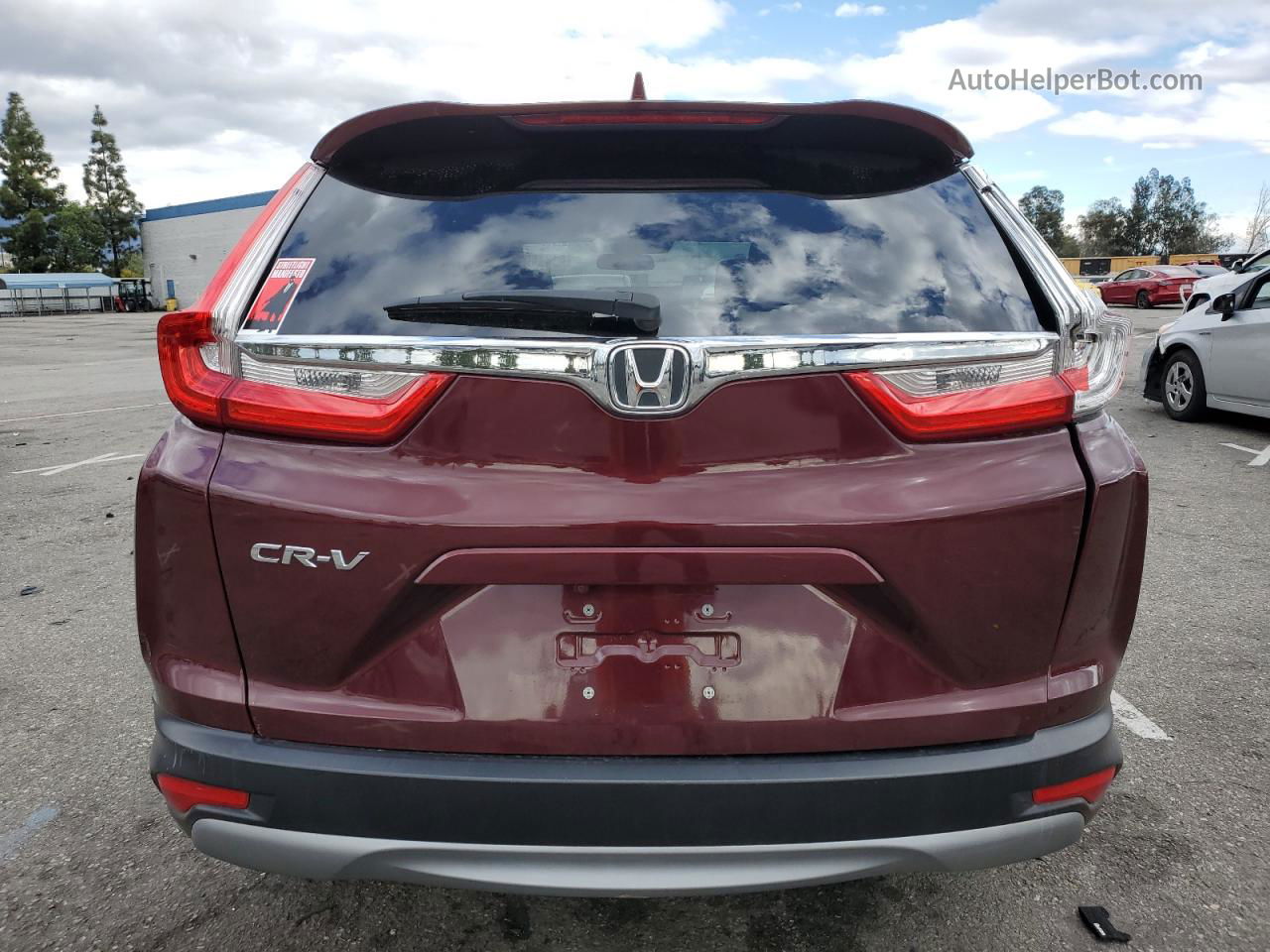 2018 Honda Cr-v Ex Бордовый vin: 7FARW1H59JE053735