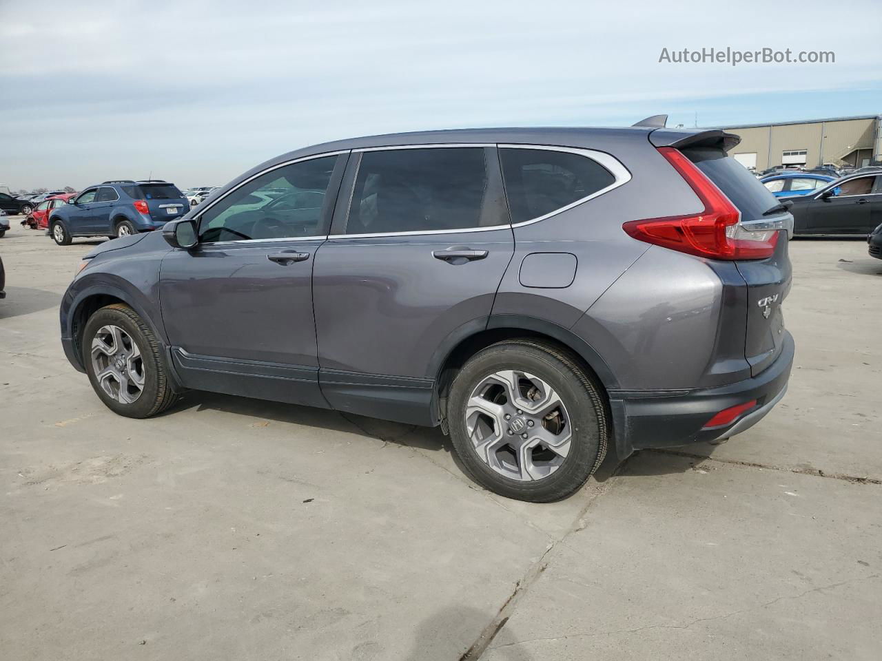 2019 Honda Cr-v Ex Gray vin: 7FARW1H59KE038654