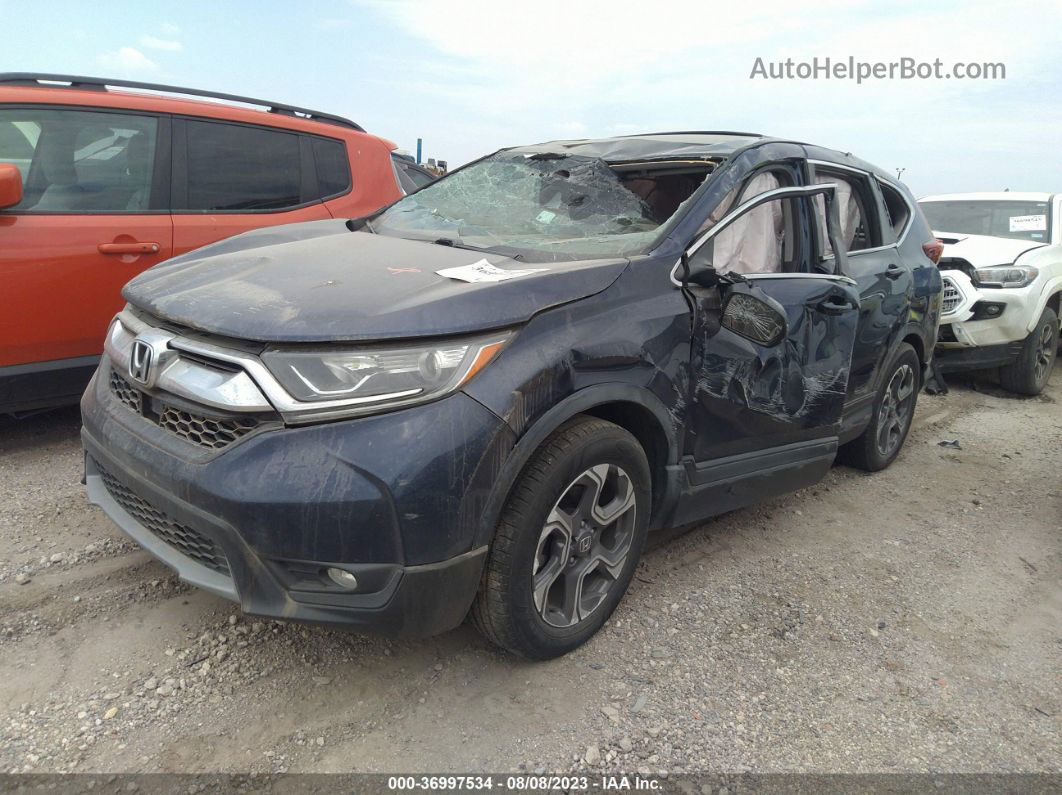 2017 Honda Cr-v Ex Blue vin: 7FARW1H5XHE020608