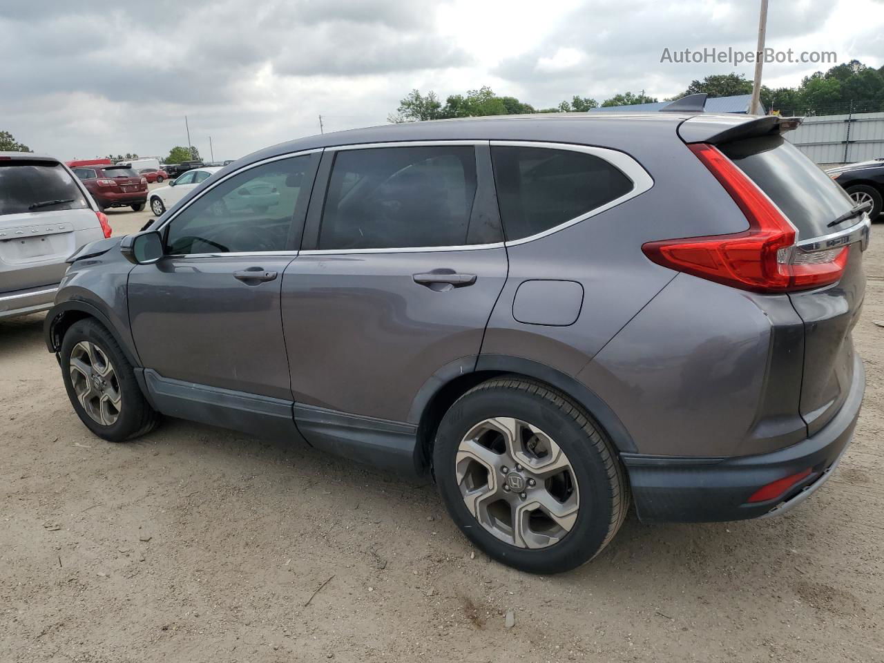 2018 Honda Cr-v Ex Gray vin: 7FARW1H5XJE046907