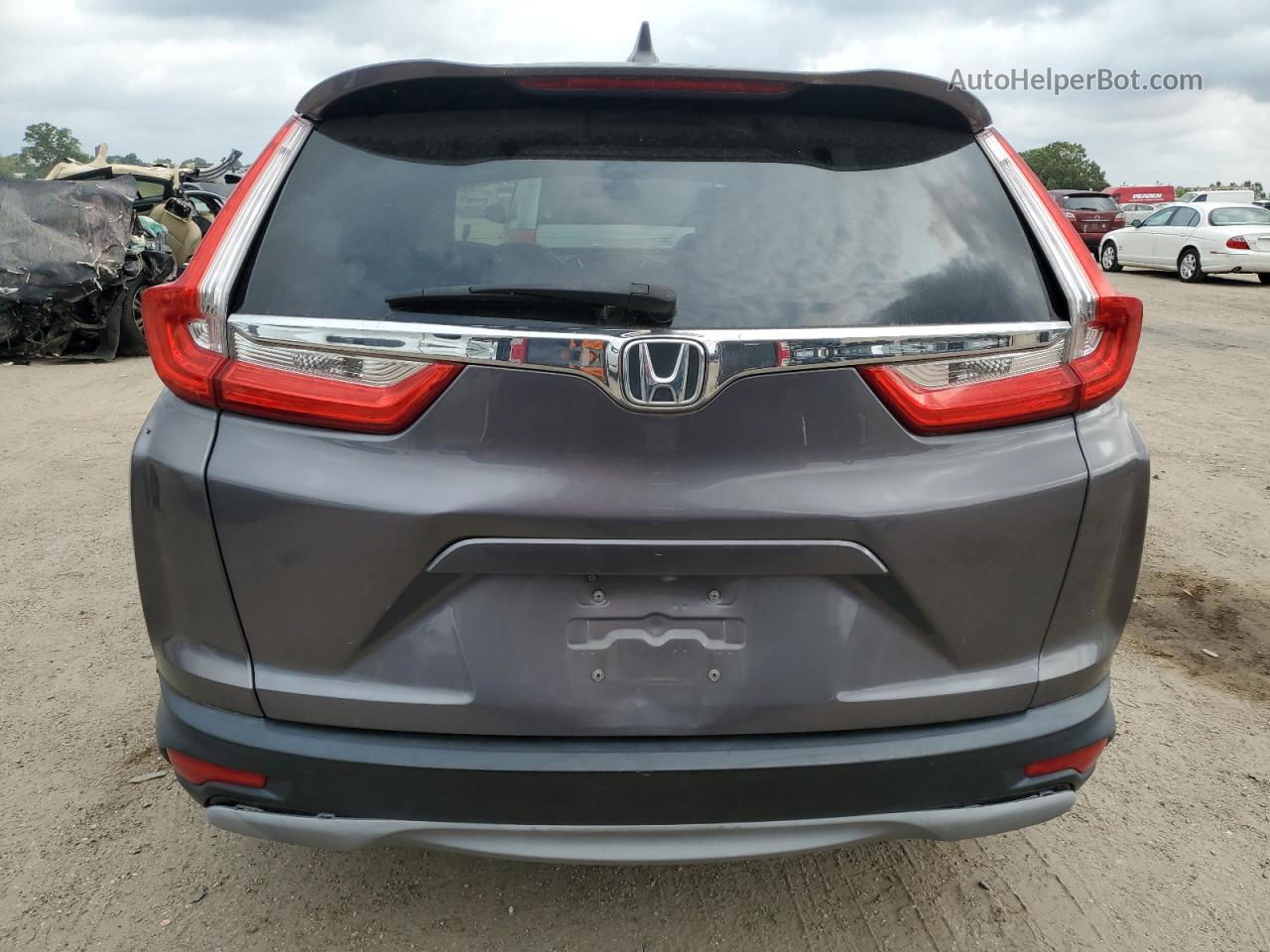 2018 Honda Cr-v Ex Gray vin: 7FARW1H5XJE046907