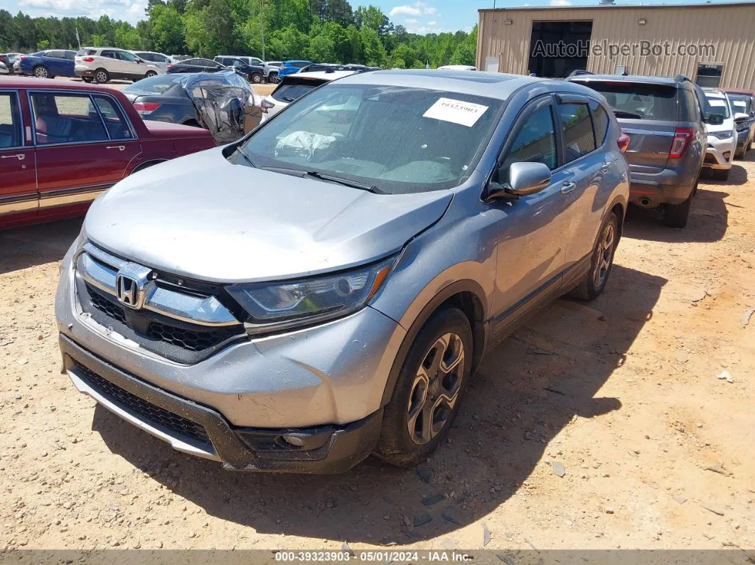 2018 Honda Cr-v Ex-l/ex-l Navi Silver vin: 7FARW1H80JE033528