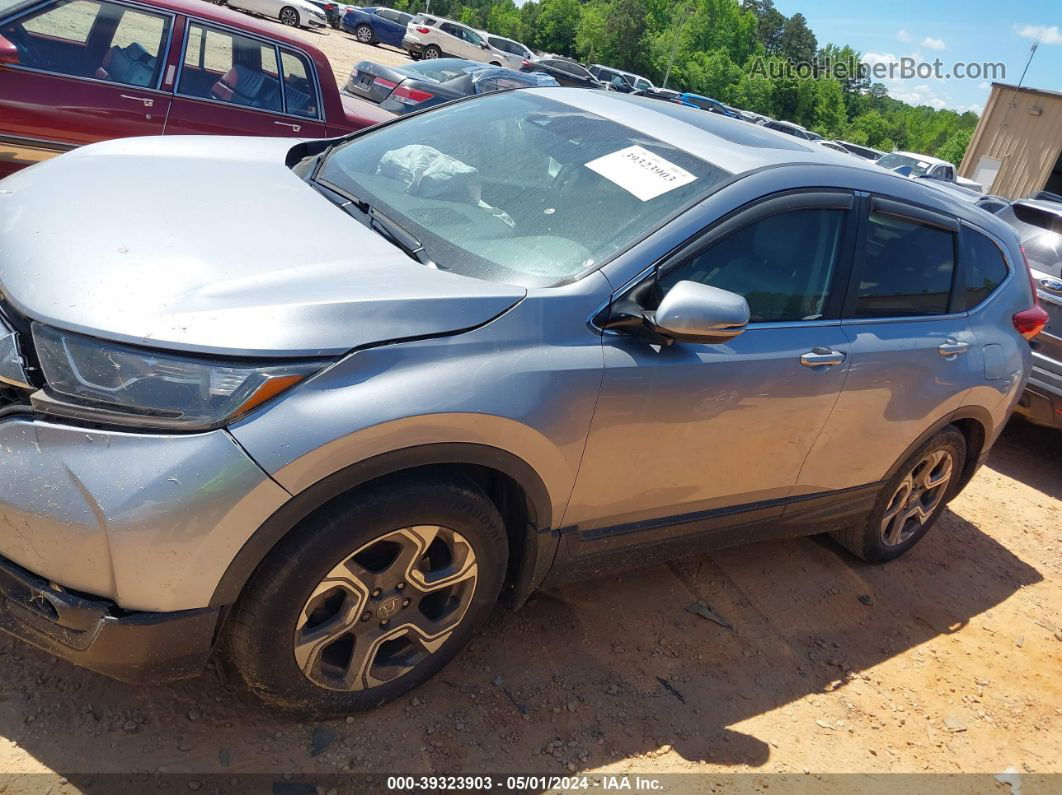 2018 Honda Cr-v Ex-l/ex-l Navi Silver vin: 7FARW1H80JE033528