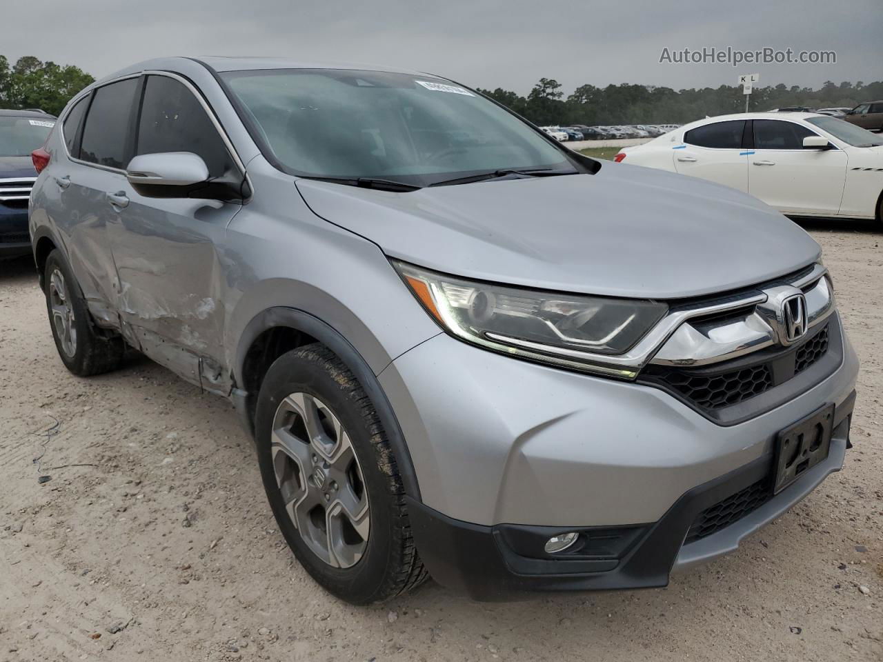 2017 Honda Cr-v Exl Silver vin: 7FARW1H81HE015727